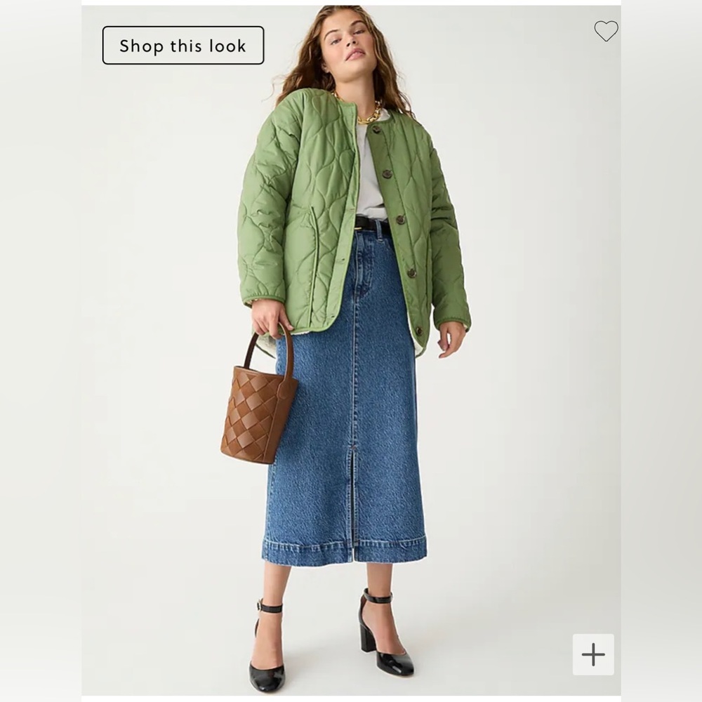 JCrew Reversible puffer jacket with PrimaLoft®